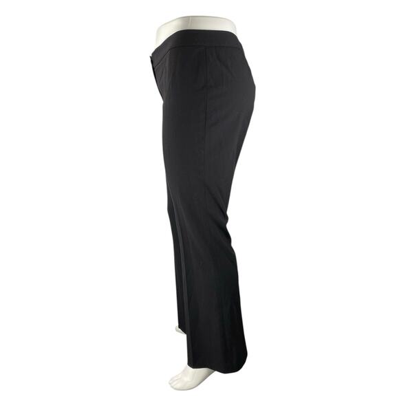 Nine West Women's Black High Waisted Straight Leg Trousers Dress Pants Size XXL - Picture 2 of 5